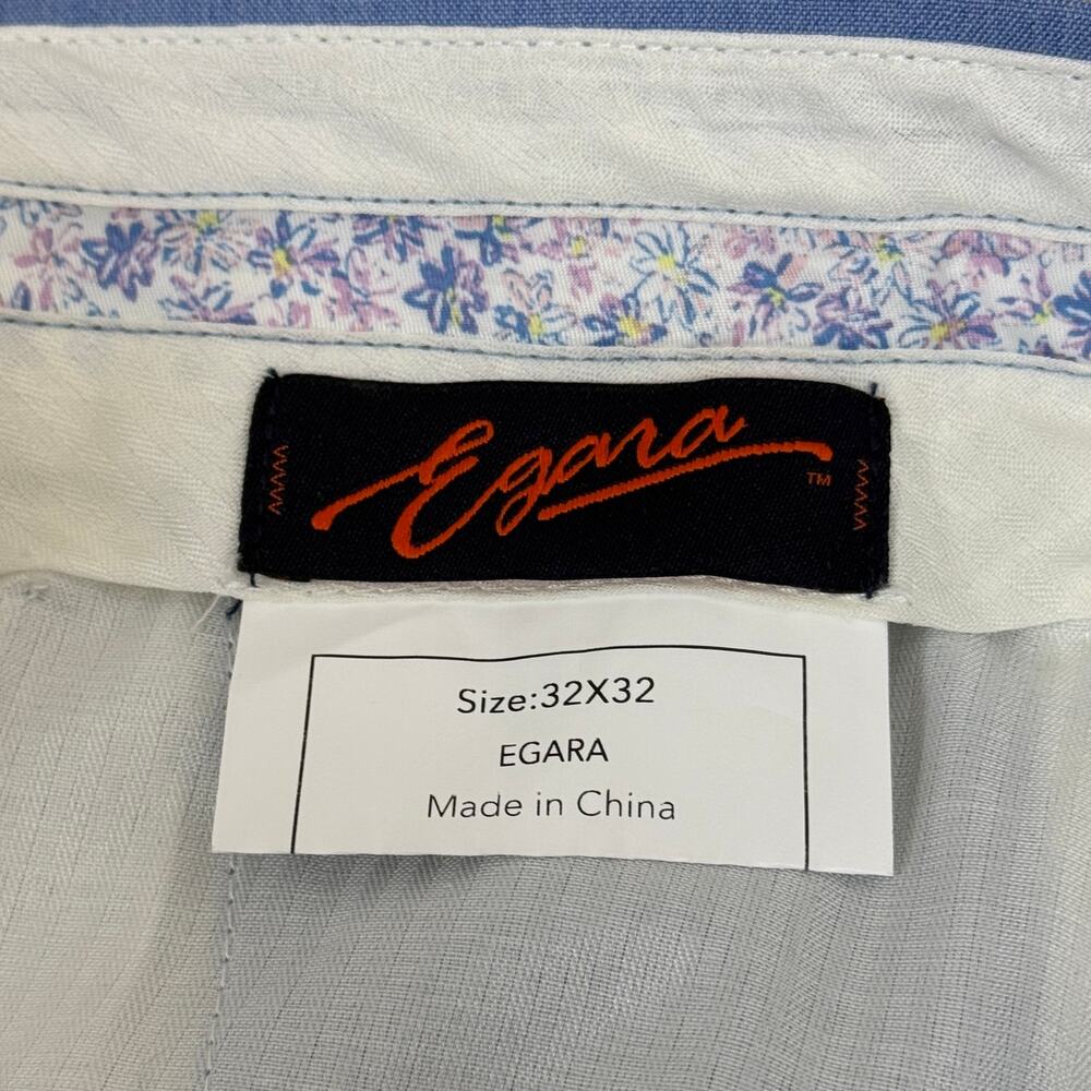 Egara men’s warehouse new without tag Women’s light Blue Dress pants size 32x32 - Picture 5 of 8